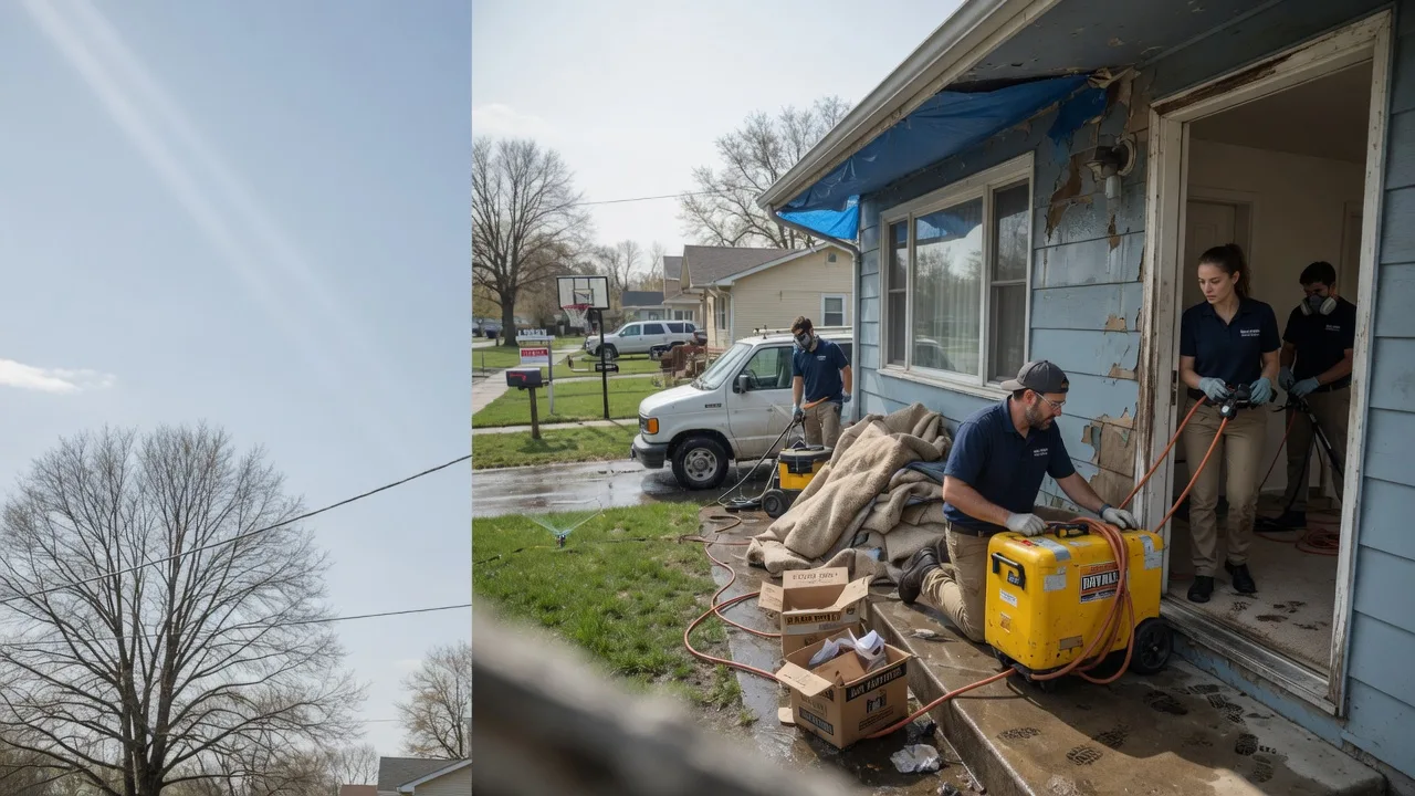Basement Flood Cleanup in Morgantown, IN near me